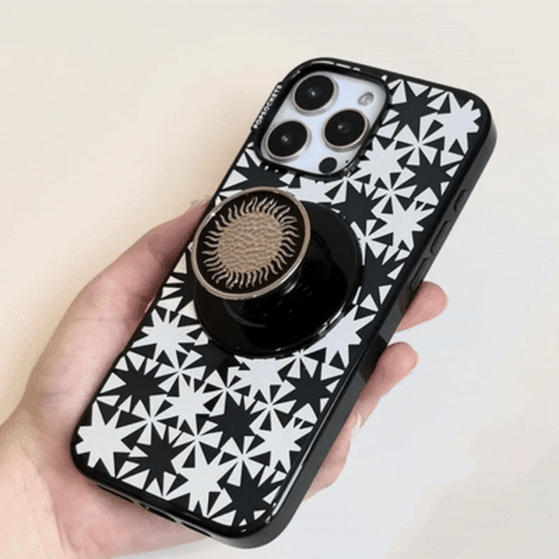 Enamel Hammered Sun Black