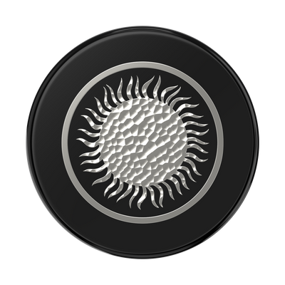 Enamel Hammered Sun Black