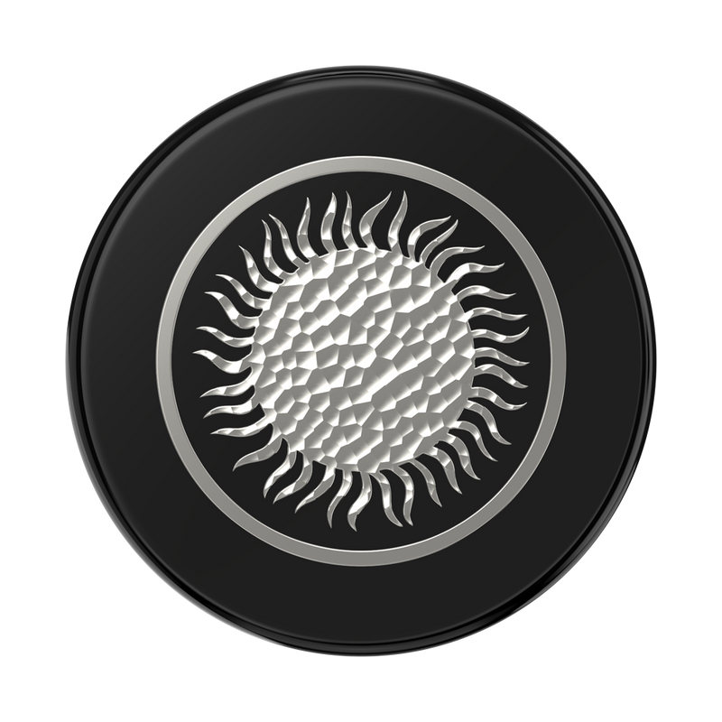 Enamel Hammered Sun Black