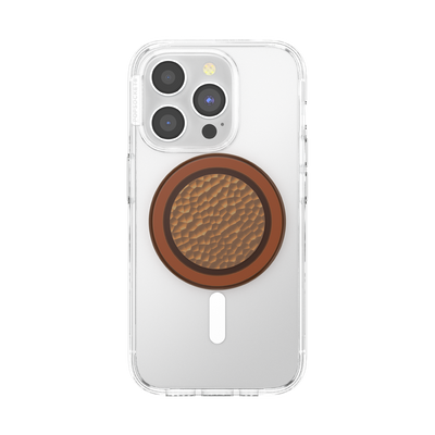 Enamel Hammered Copper-Tone