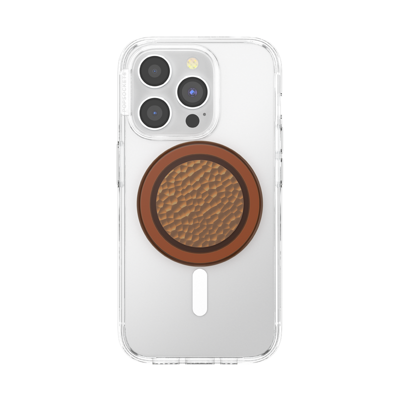 Enamel Hammered Copper-Tone