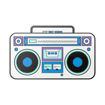 Enamel Boombox