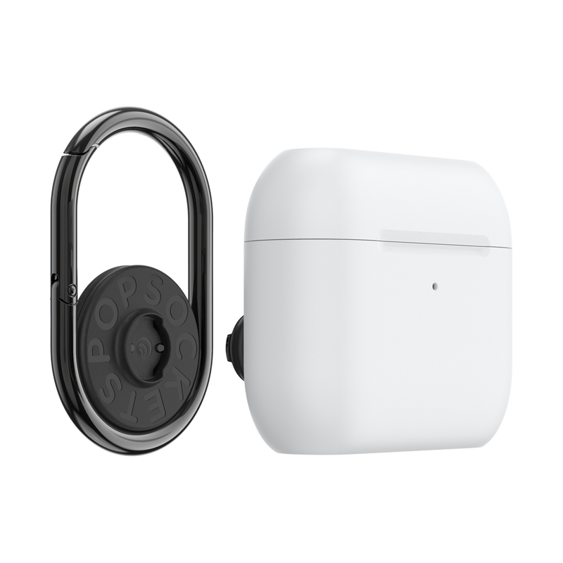 AirPods Pro Holder White + PopChain 2 Gunmetal