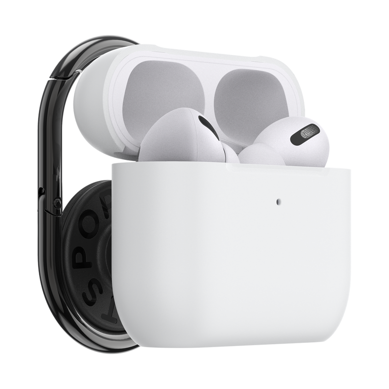 AirPods Pro Holder White + PopChain 2 Gunmetal