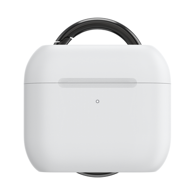 AirPods Pro Holder White + PopChain 2 Gunmetal